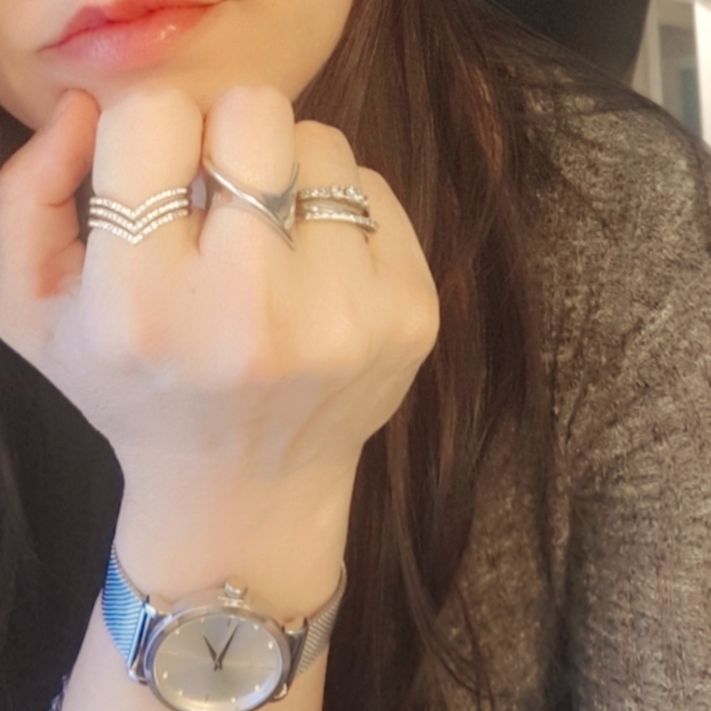 925 Nambe silver women ring